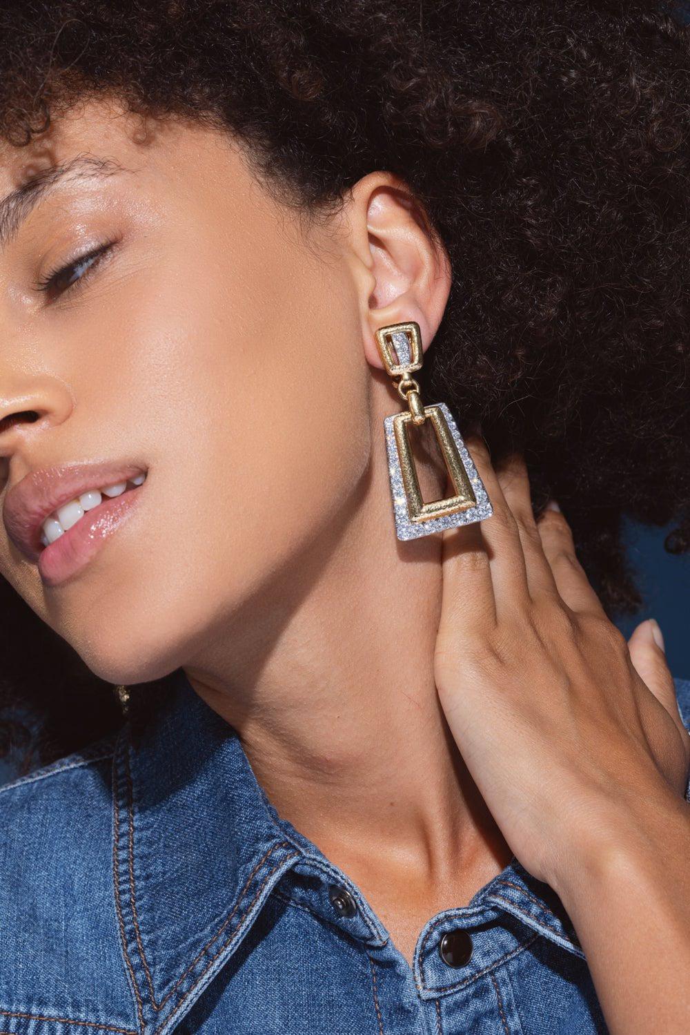 DAVID WEBB-Madison Happy Days Earrings-YELLOW GOLD