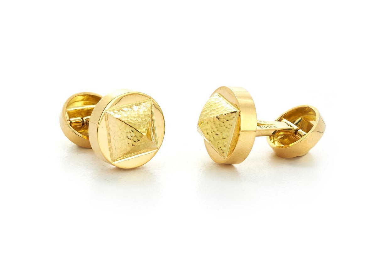 Bastille Cufflinks-YELLOW GOLD-JEWELRYFINE JEWELMISC-DAVID WEBB