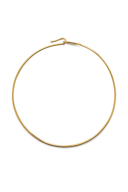 Wire Collar Necklace-YELLOW GOLD-14.5-JEWELRYFINE JEWELNECKLACE O-DAVID WEBB