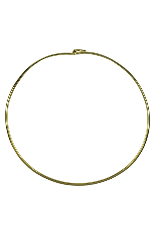 Gold Wire Collar-YELLOW GOLD-16-JEWELRYFINE JEWELNECKLACE O-DAVID WEBB