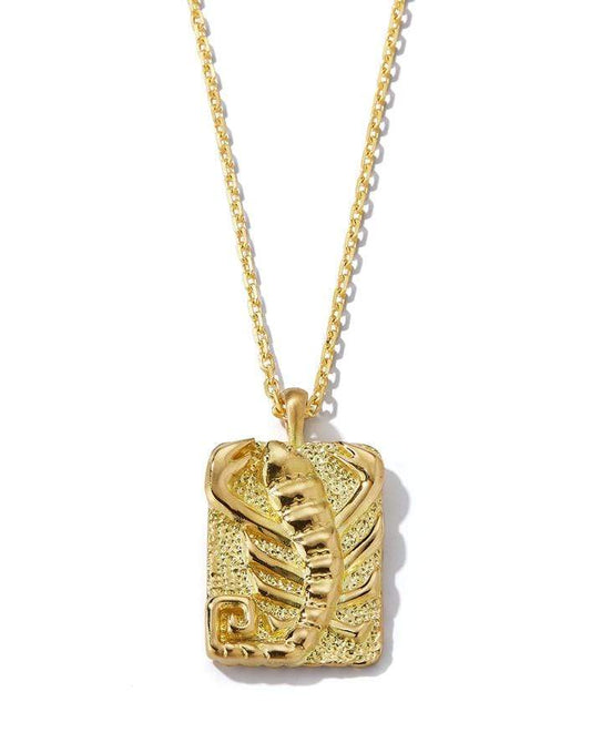 DAVID WEBB-Scorpio Zodiac Pendant Necklace-YELLOW GOLD