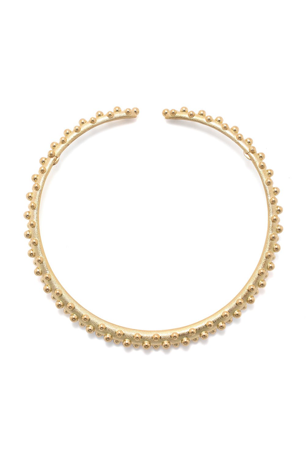 DAVID WEBB-Bumpy Collar Necklace-YELLOW GOLD