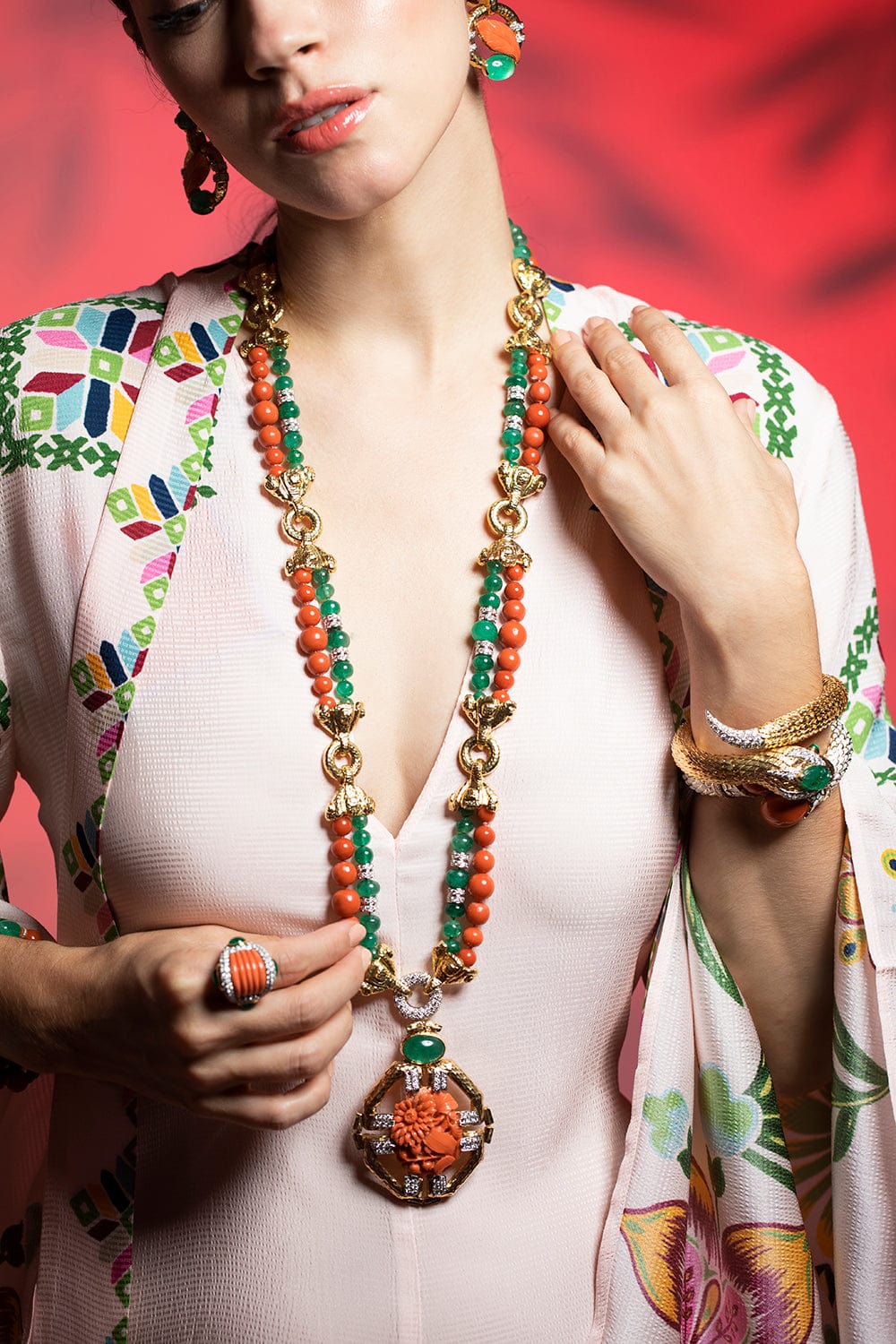 DAVID WEBB-Gramercy Necklace-YELLOW GOLD