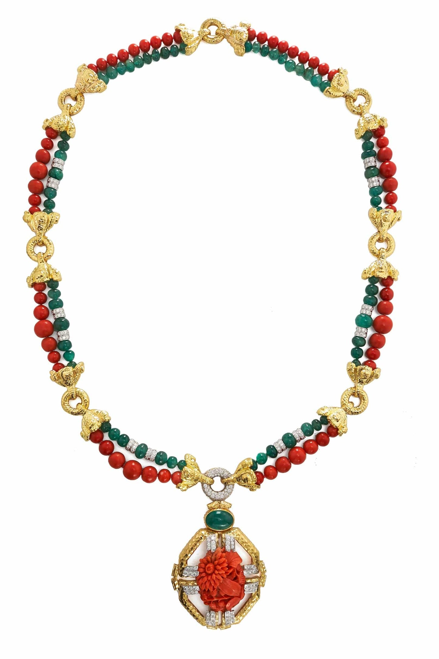 DAVID WEBB-Gramercy Necklace-YELLOW GOLD