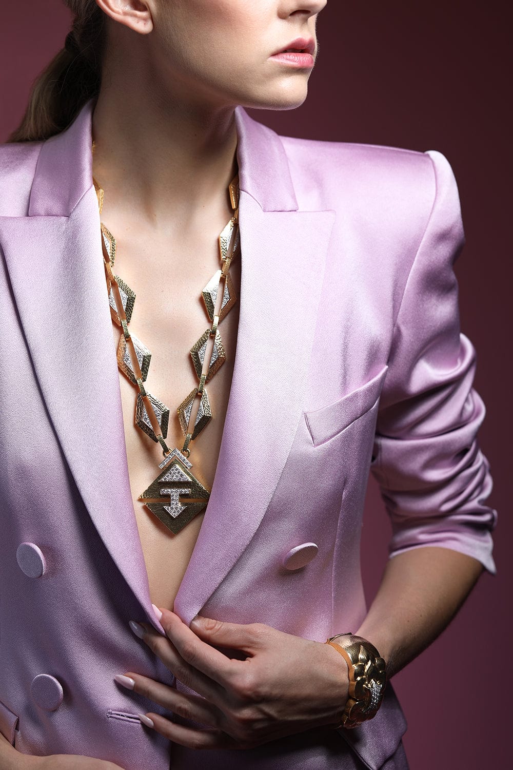 DAVID WEBB-Madison Necklace-YELLOW GOLD