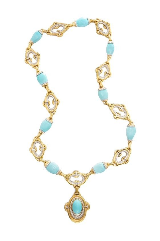 DAVID WEBB-Nape Necklace-YELLOW GOLD