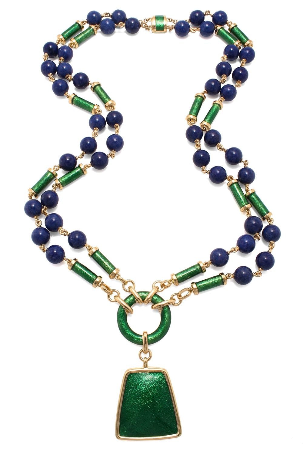 DAVID WEBB-Bell Necklace-YELLOW GOLD