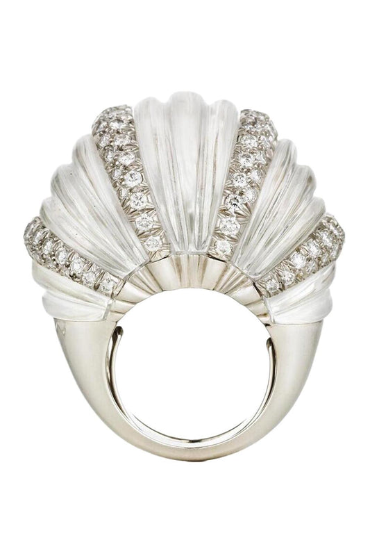 Diamond Hutton Ring-WHITE GOLD-4.5-JEWELRYFINE JEWELRING-DAVID WEBB