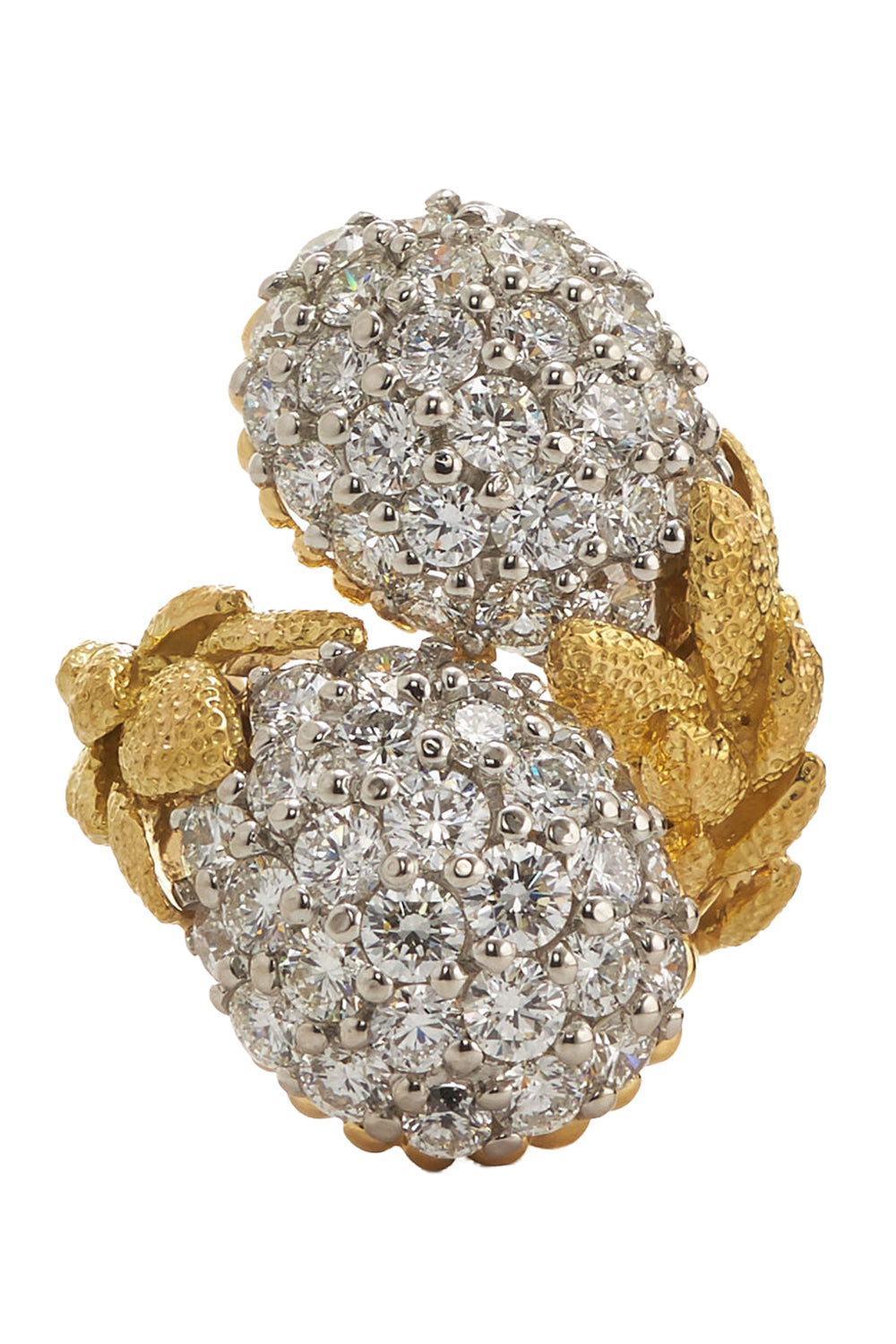  Diamond Crossover Ring-YELLOW GOLD-5-JEWELRYFINE JEWELRING-DAVID WEBB 