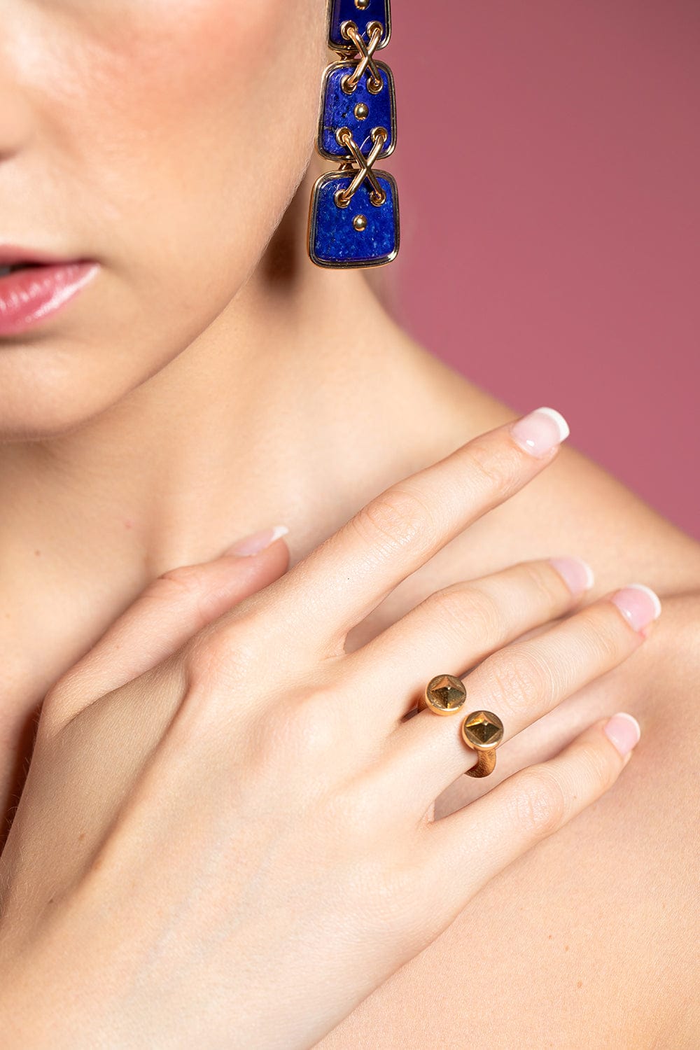 DAVID WEBB-Bastille Ring-YELLOW GOLD