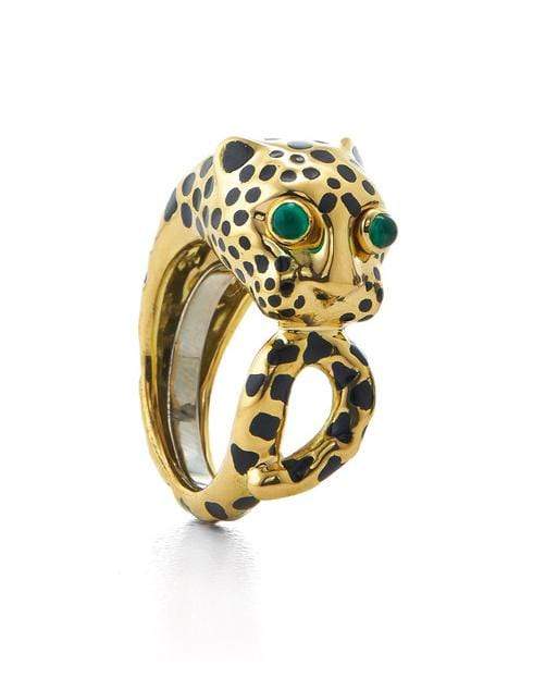 Diamond Black Leopard Ring-YELLOW GOLD-5.5-JEWELRYFINE JEWELRING-DAVID WEBB