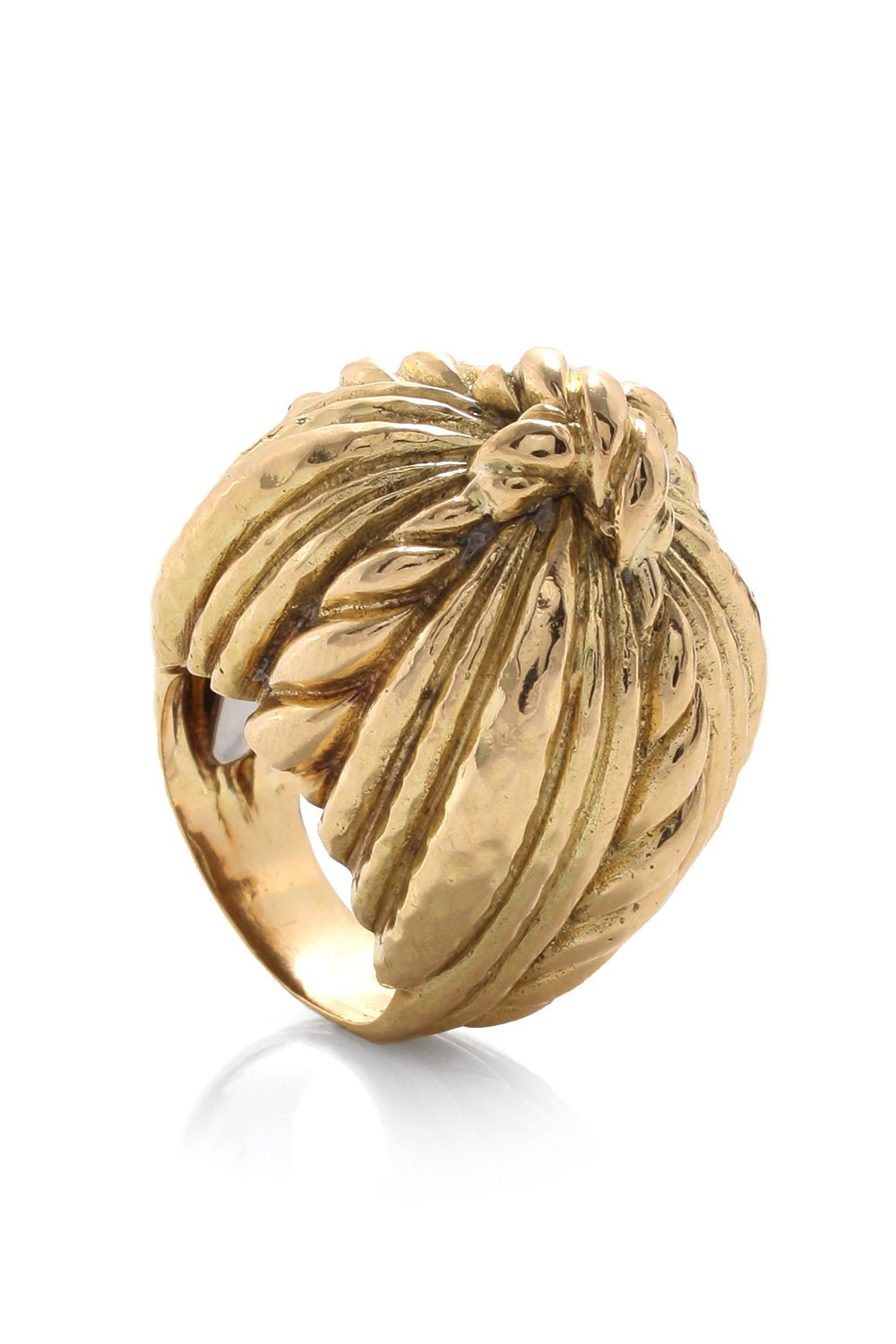DAVID WEBB-Dome Ring-YELLOW GOLD