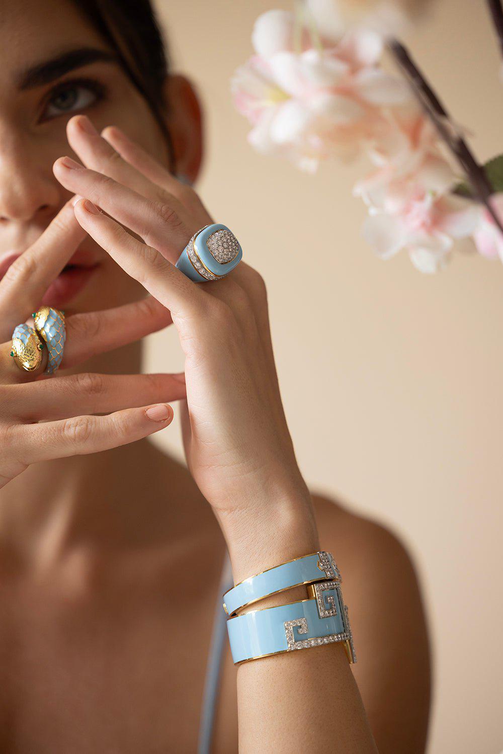 DAVID WEBB-Cabana Ring-YELLOW GOLD