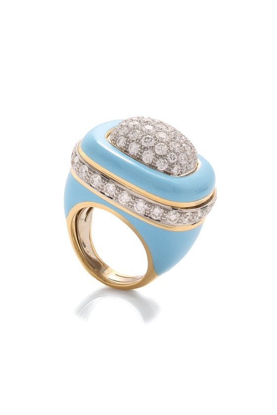 DAVID WEBB-Cabana Ring-YELLOW GOLD