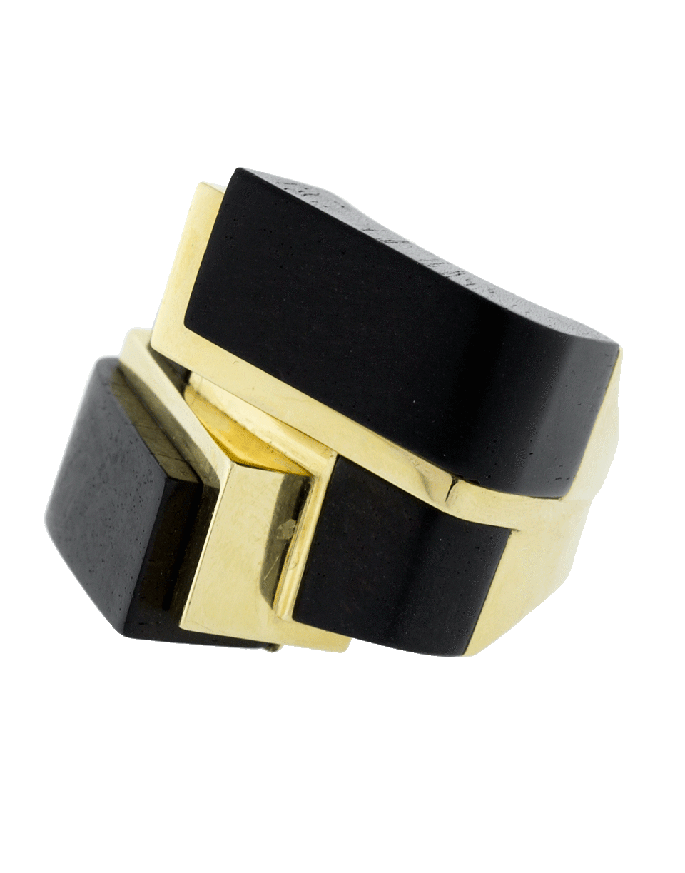 DAVID WEBB-Ski Slope Ring-YELLOW GOLD
