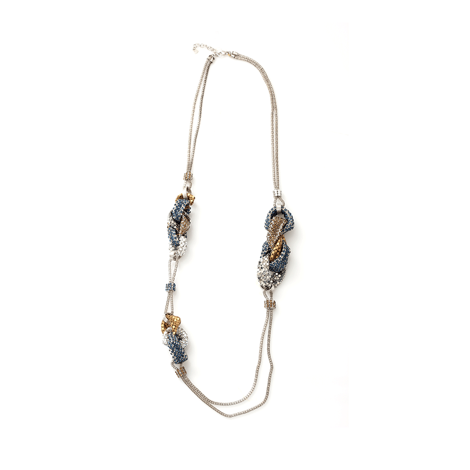DELPHINE CHARLOTTE PARM.-Ether One Long Necklace-BLUEGOLD