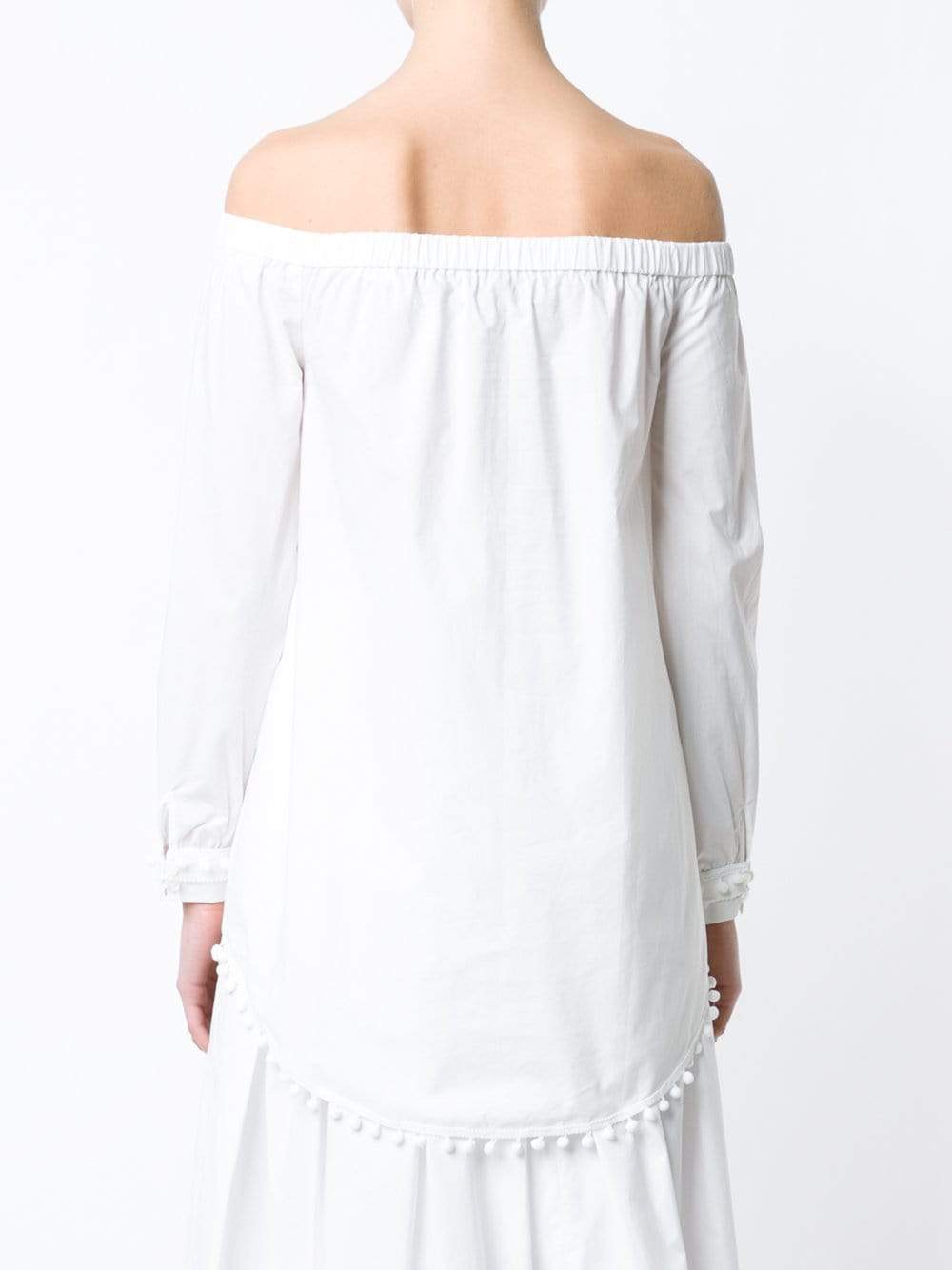 DEREK LAM 10 CROSBY-Off The Shoulder Tunic-