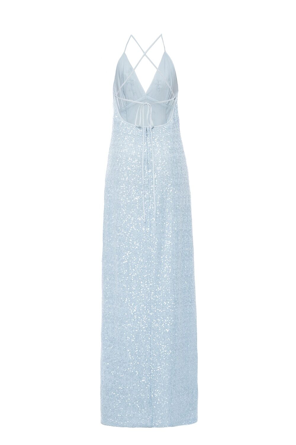 Cocktail Slip Dress-BLUE-40-CLOTHINGDRESSCOCKTAIL-DES PHEMMES