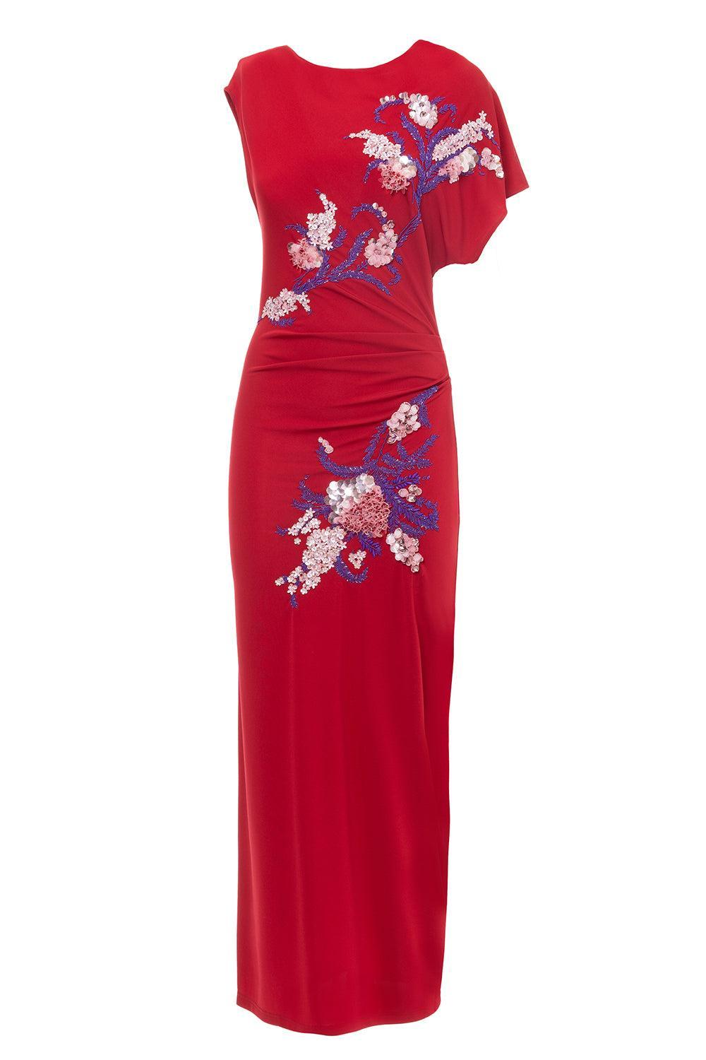 Off Shoulder Dress-RUBIS-38-CLOTHINGDRESSCOCKTAIL-DES PHEMMES