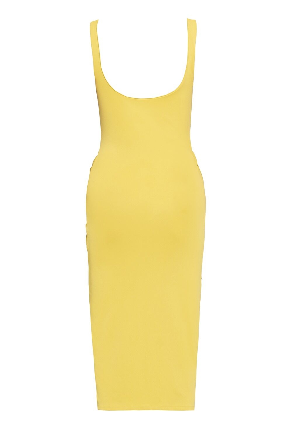 Tank Top Midi Dress-YELLOW-38-CLOTHINGDRESSCOCKTAIL-DES PHEMMES