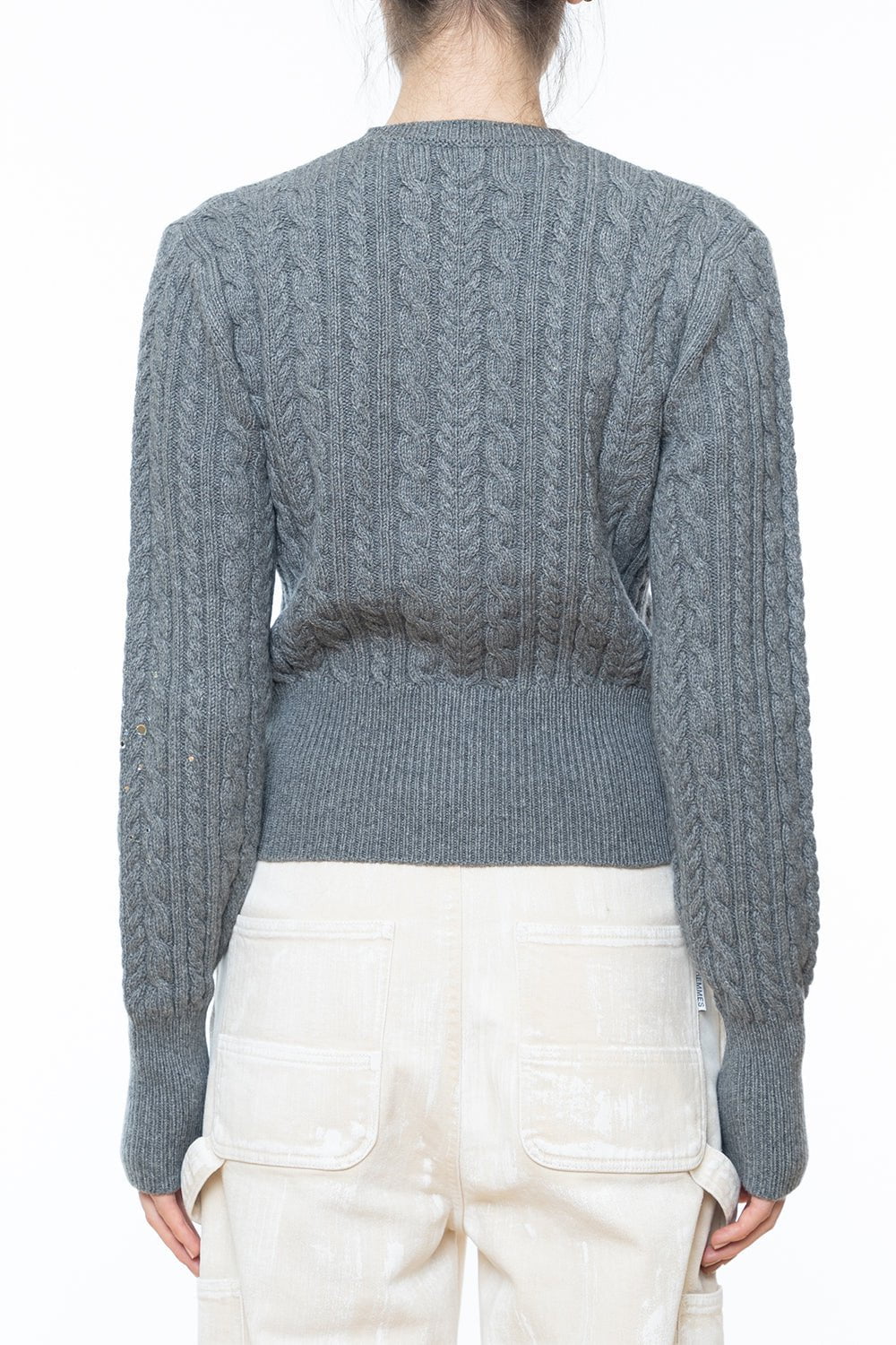 DES PHEMMES-Button Up Crystal Cardigan-