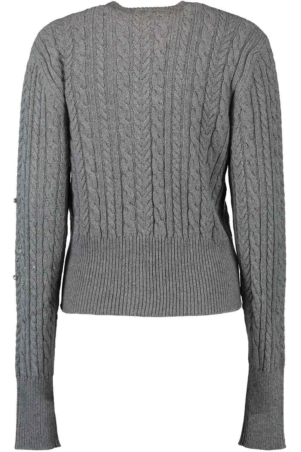 DES PHEMMES-Button Up Crystal Cardigan-