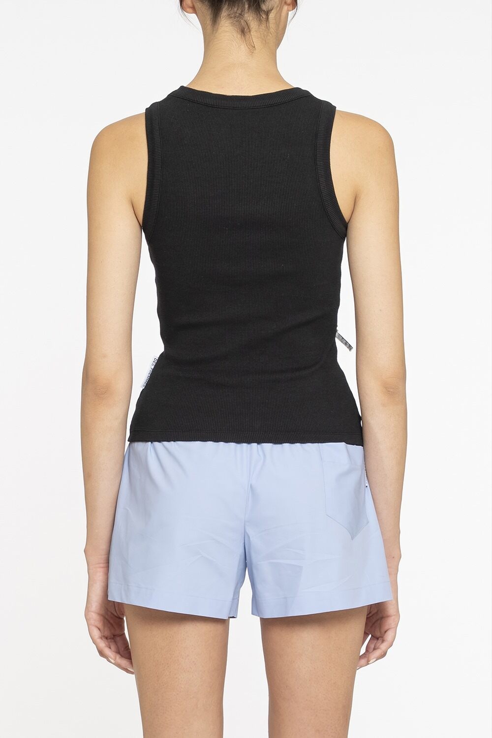 Classic Bow Tank Top-BLACK-38-CLOTHINGTOPTANK-DES PHEMMES