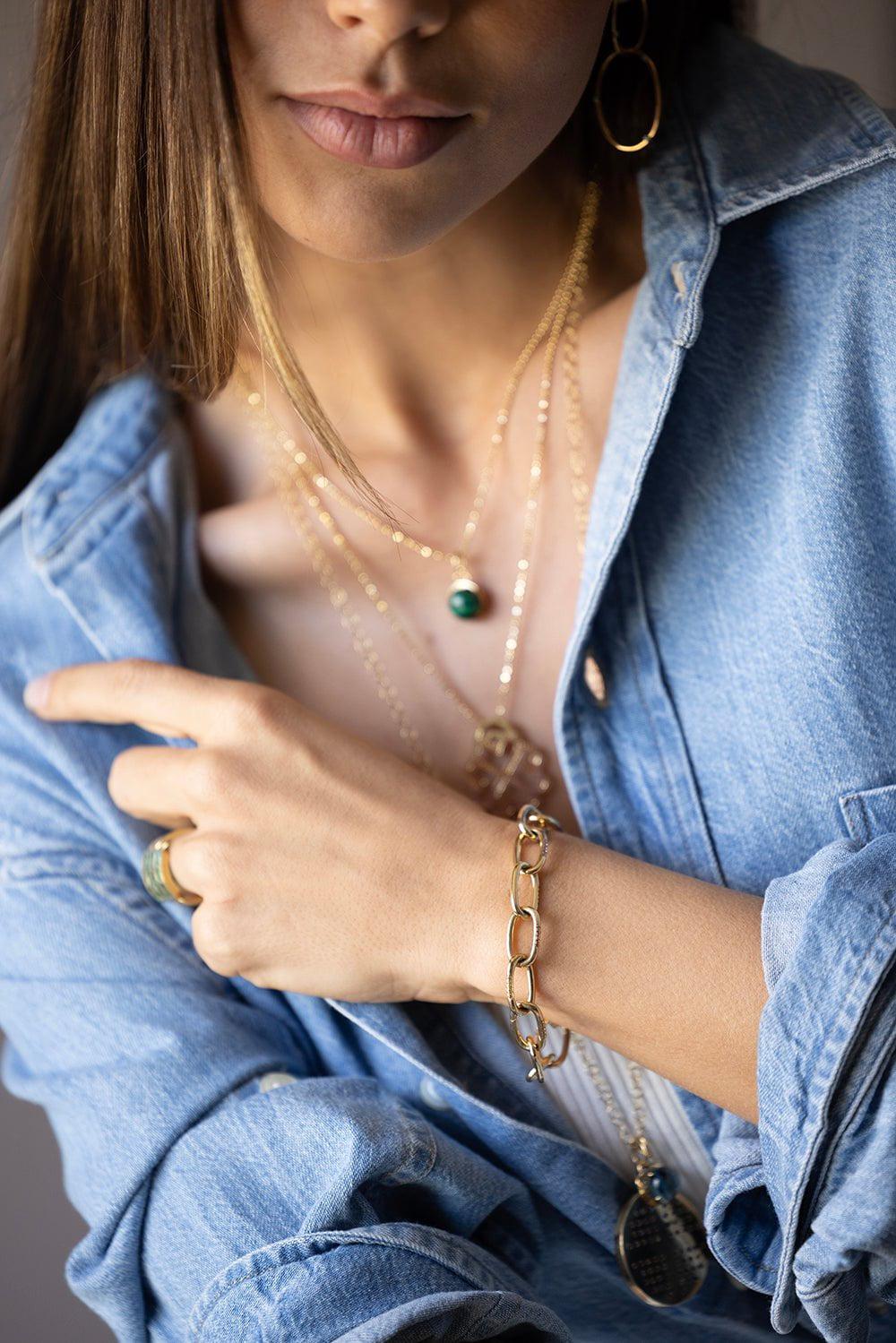 DEVON WOODHILL-Mamma Mia Bracelet-YELLOW GOLD