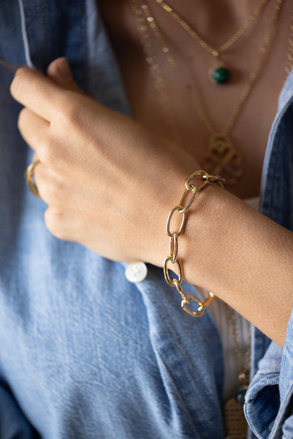 DEVON WOODHILL-Mamma Mia Bracelet-YELLOW GOLD