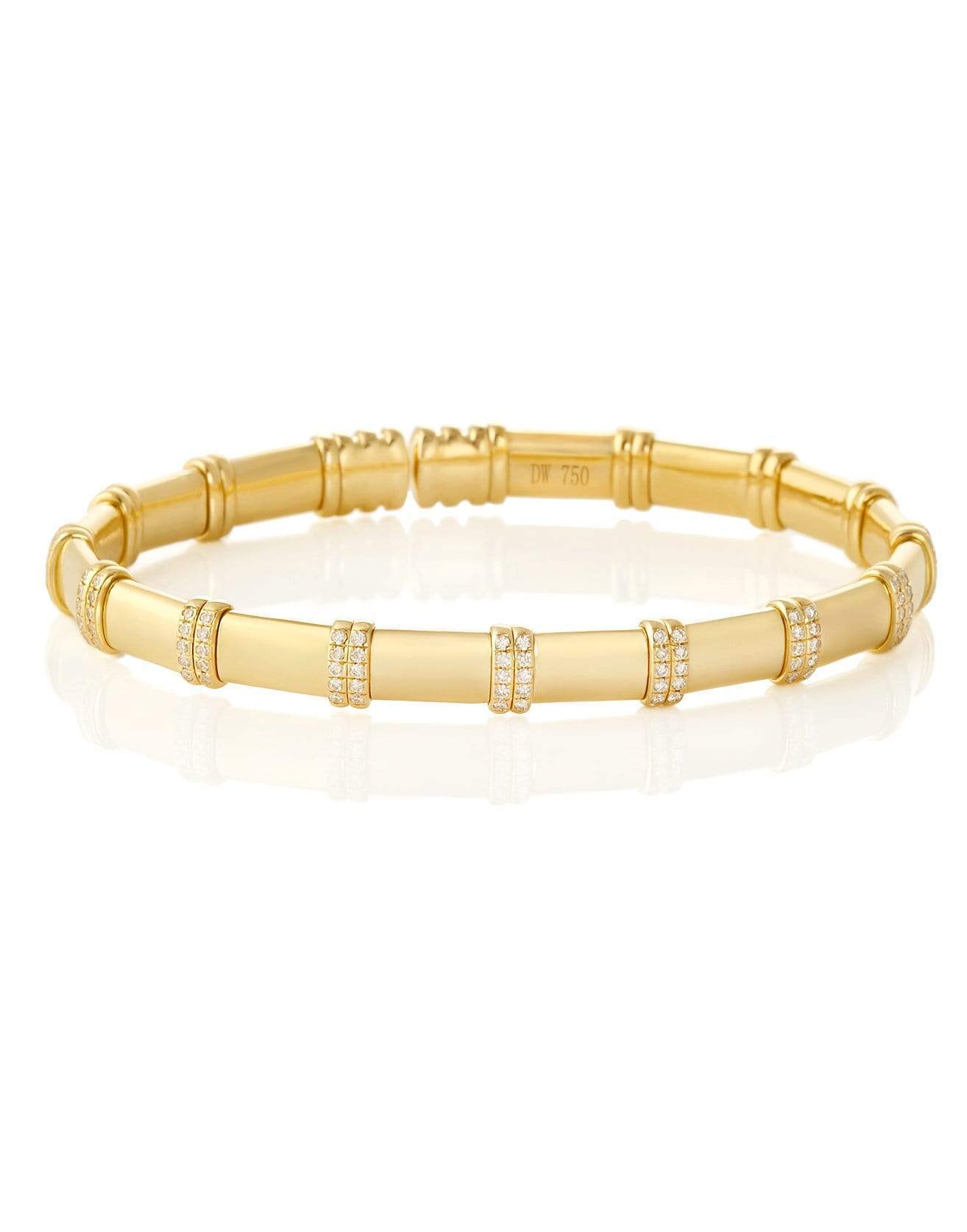 DEVON WOODHILL-Diamond Anniversary Cuff-YELLOW GOLD