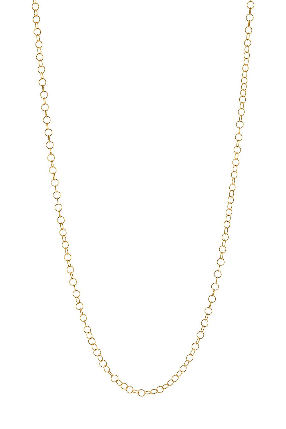DEVON WOODHILL-Round Open Chain Link-YELLOW GOLD