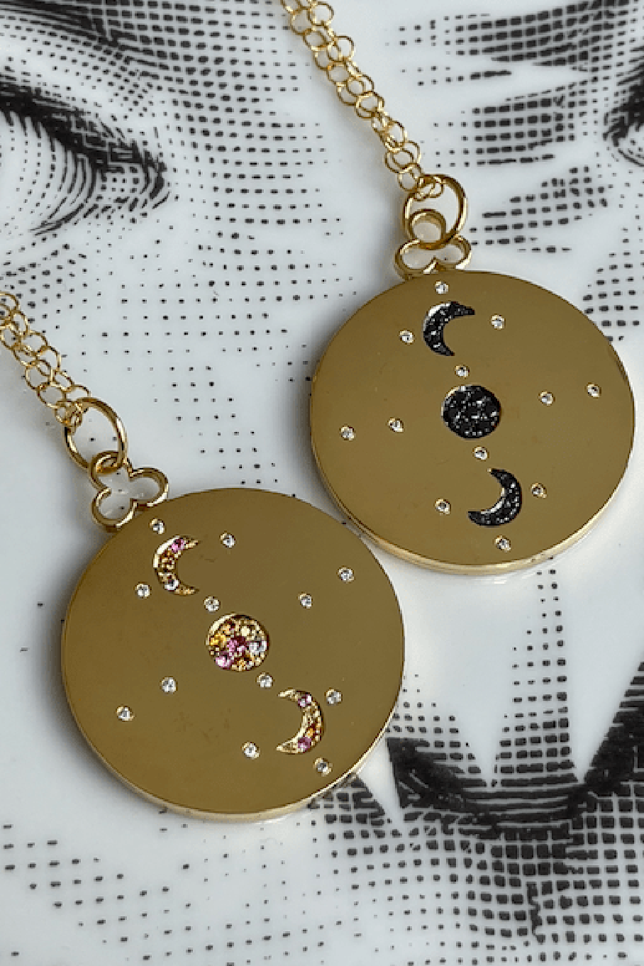 DEVON WOODHILL-Large Goddess Locket Necklace-YELLOW GOLD