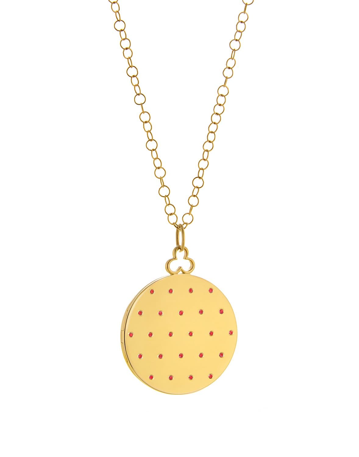 DEVON WOODHILL-Large Jane Locket Necklace-YELLOW GOLD