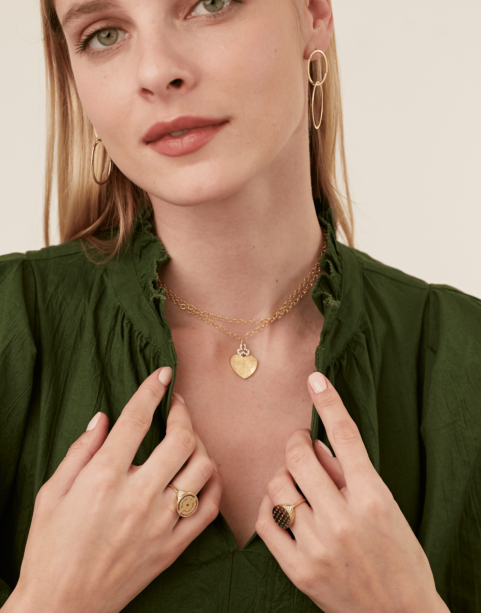 DEVON WOODHILL-Hidden Heart Charm-ROSE GOLD