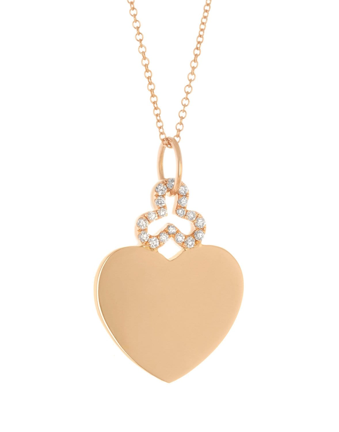 DEVON WOODHILL-Hidden Heart Charm-ROSE GOLD