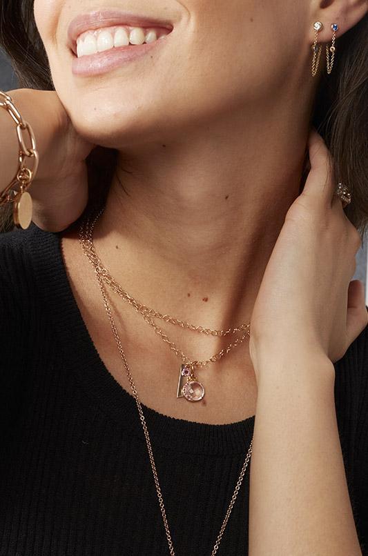 DEVON WOODHILL-Moon Charm - Rose Gold-ROSE GOLD