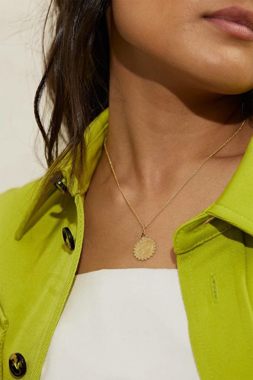 DEVON WOODHILL-Diamond Sunshine Charm-YELLOW GOLD