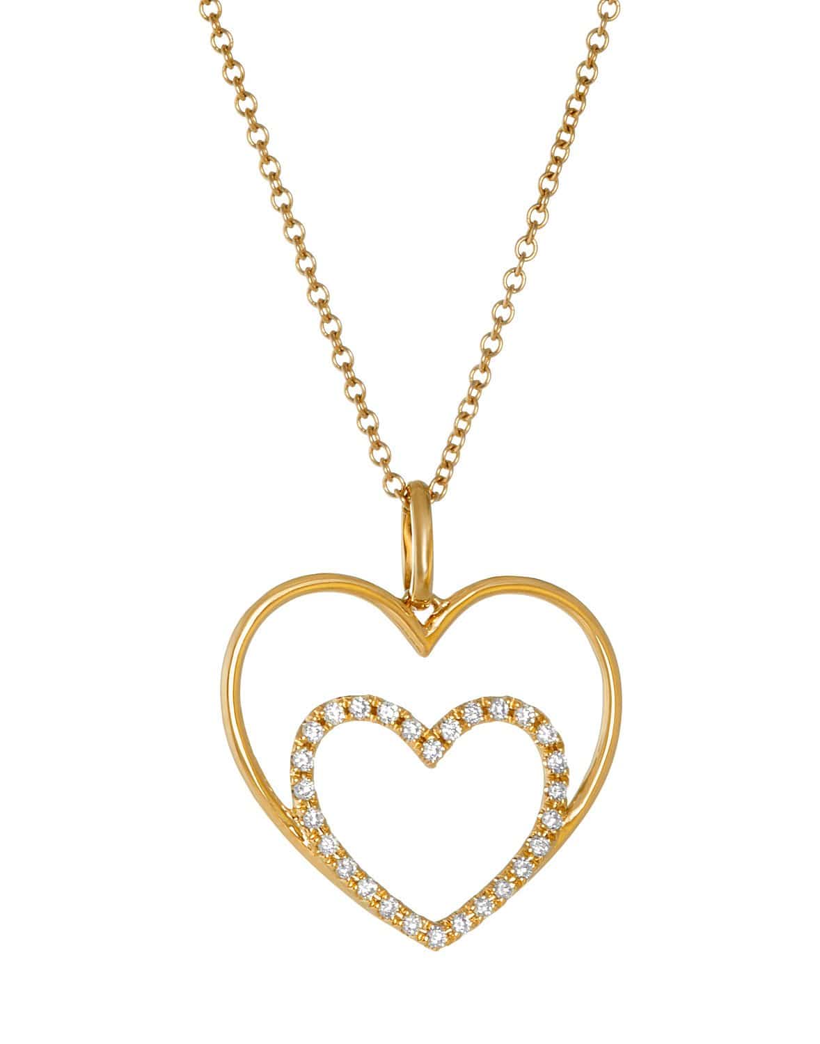 DEVON WOODHILL-I Carry Your Heart Charm-YELLOW GOLD