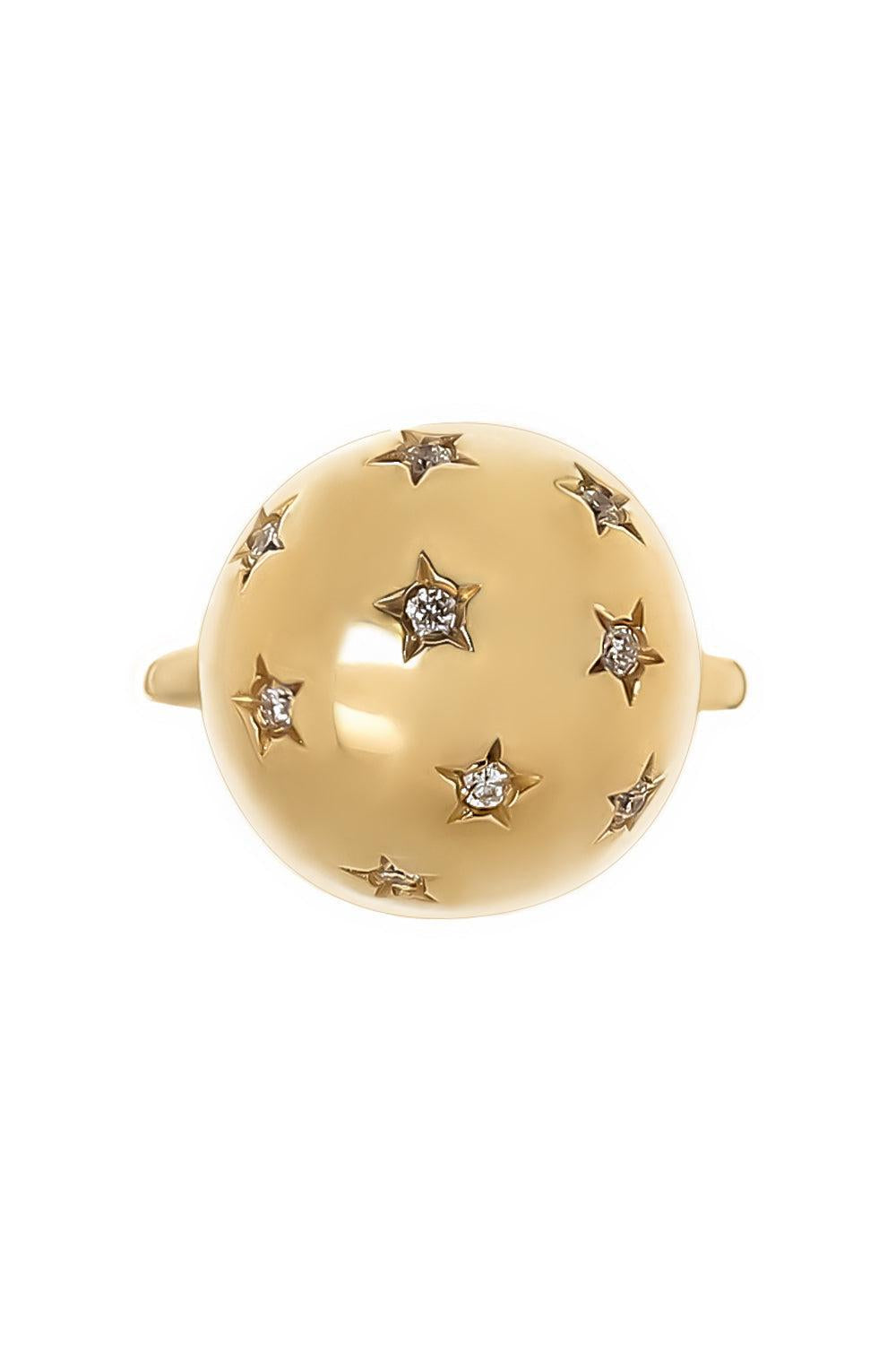 Diamond Lucky Stars Ring-YELLOW GOLD-5.25-JEWELRYFINE JEWELRING-DEVON WOODHILL