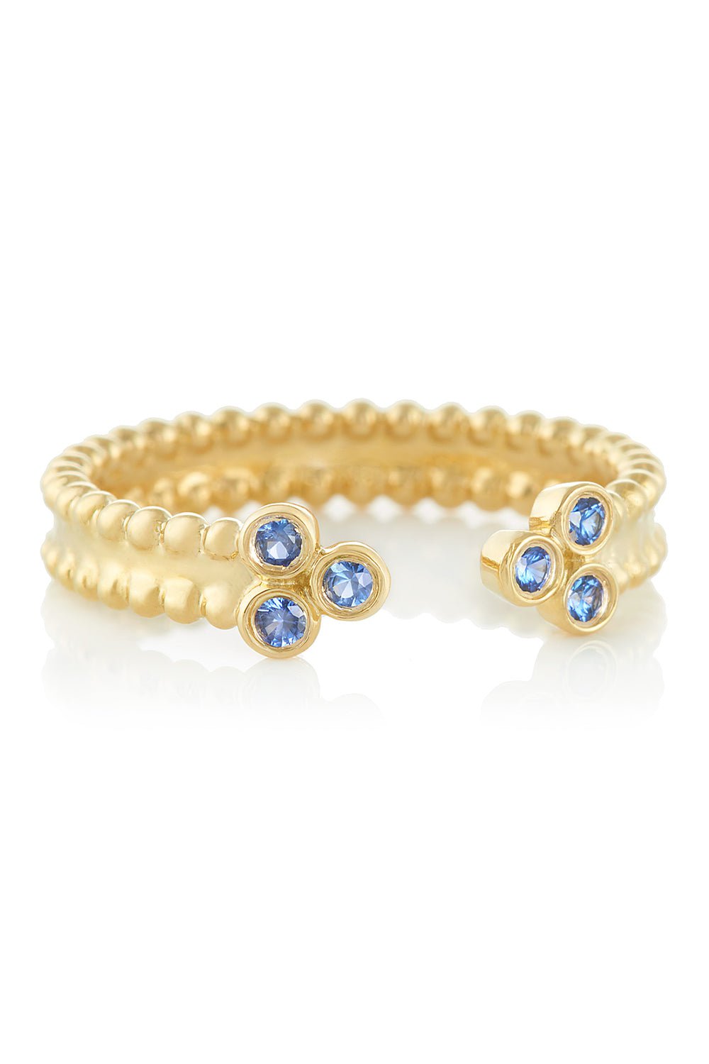 DEVON WOODHILL-Blue Sapphire Harmony Ring-YELLOW GOLD