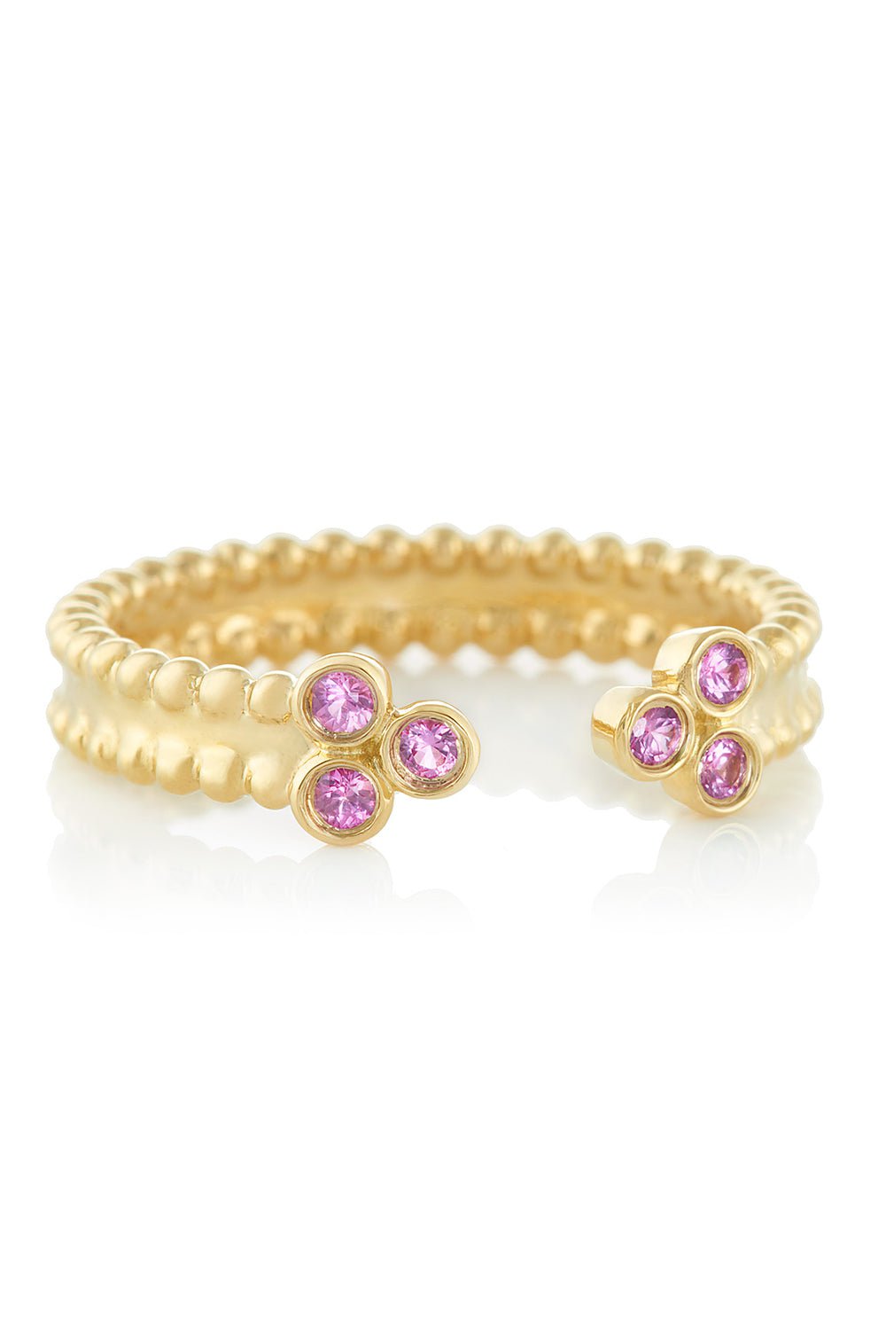 DEVON WOODHILL-Pink Sapphire Harmony Ring-YELLOW GOLD