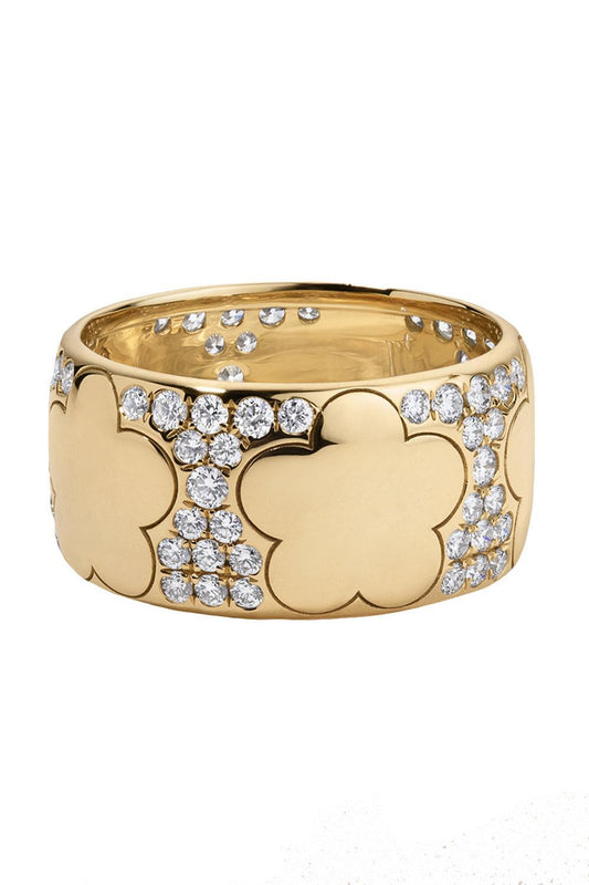 Diamond Ferris Wheel Cigar Band Ring-YELLOW GOLD-7-JEWELRYFINE JEWELRING-DEVON WOODHILL