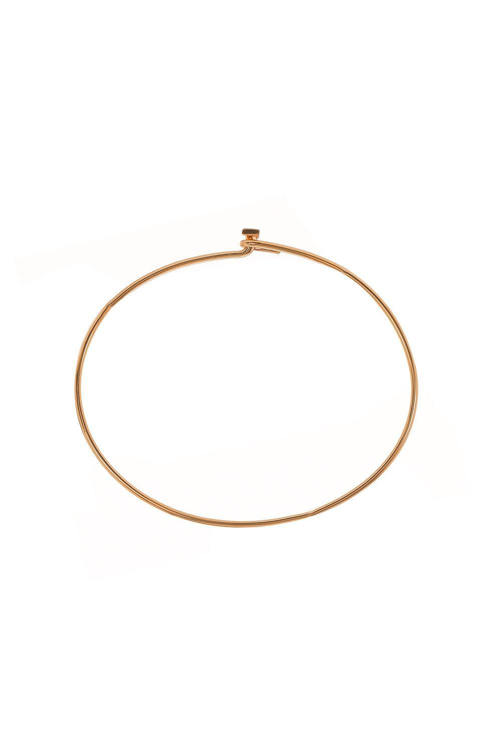 Classic Wave Wire Bracleet-ROSE GOLD-JEWELRYFINE JEWELBRACELET O-DEZSO BY SARA BELTRAN