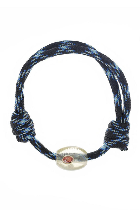 Lemon Quartz Orange Sapphire Petite Cowrie Orange Bracelet-ROSE GOLD-JEWELRYFINE JEWELBRACELET O-DEZSO BY SARA BELTRAN