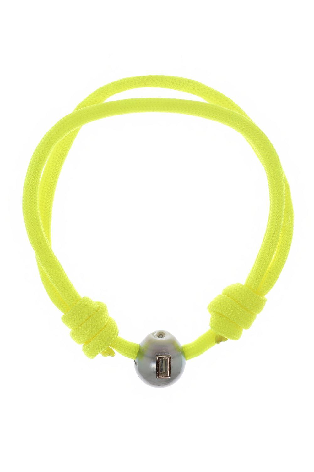 Lemon Quartz Pearl Classic Cowrie Yellow Bracelet-ROSE GOLD-JEWELRYFINE JEWELBRACELET O-DEZSO BY SARA BELTRAN