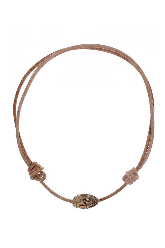 Diamond Classic L Coquito Bead Necklace-ROSE GOLD-JEWELRYFINE JEWELNECKLACE O-DEZSO BY SARA BELTRAN