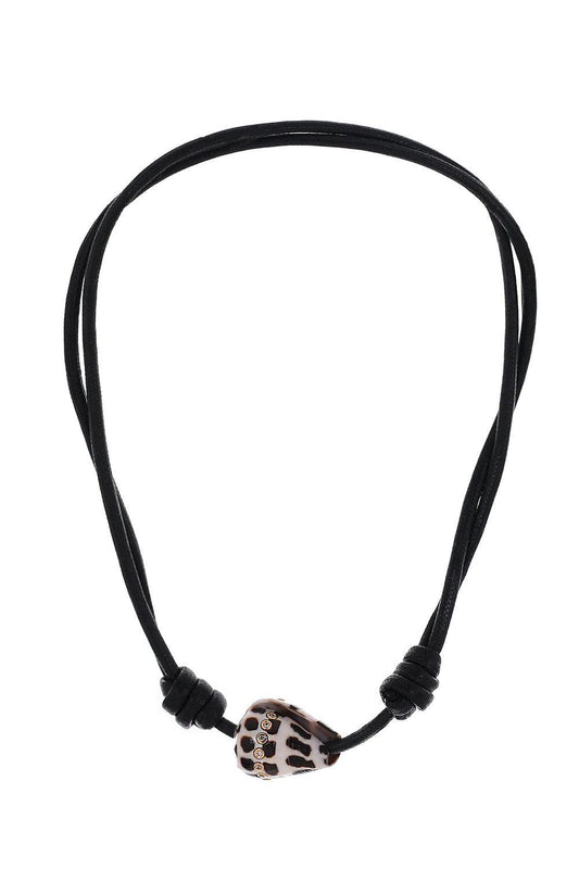 Diamond Grande Conus Shell Necklace-ROSE GOLD-JEWELRYFINE JEWELNECKLACE O-DEZSO BY SARA BELTRAN