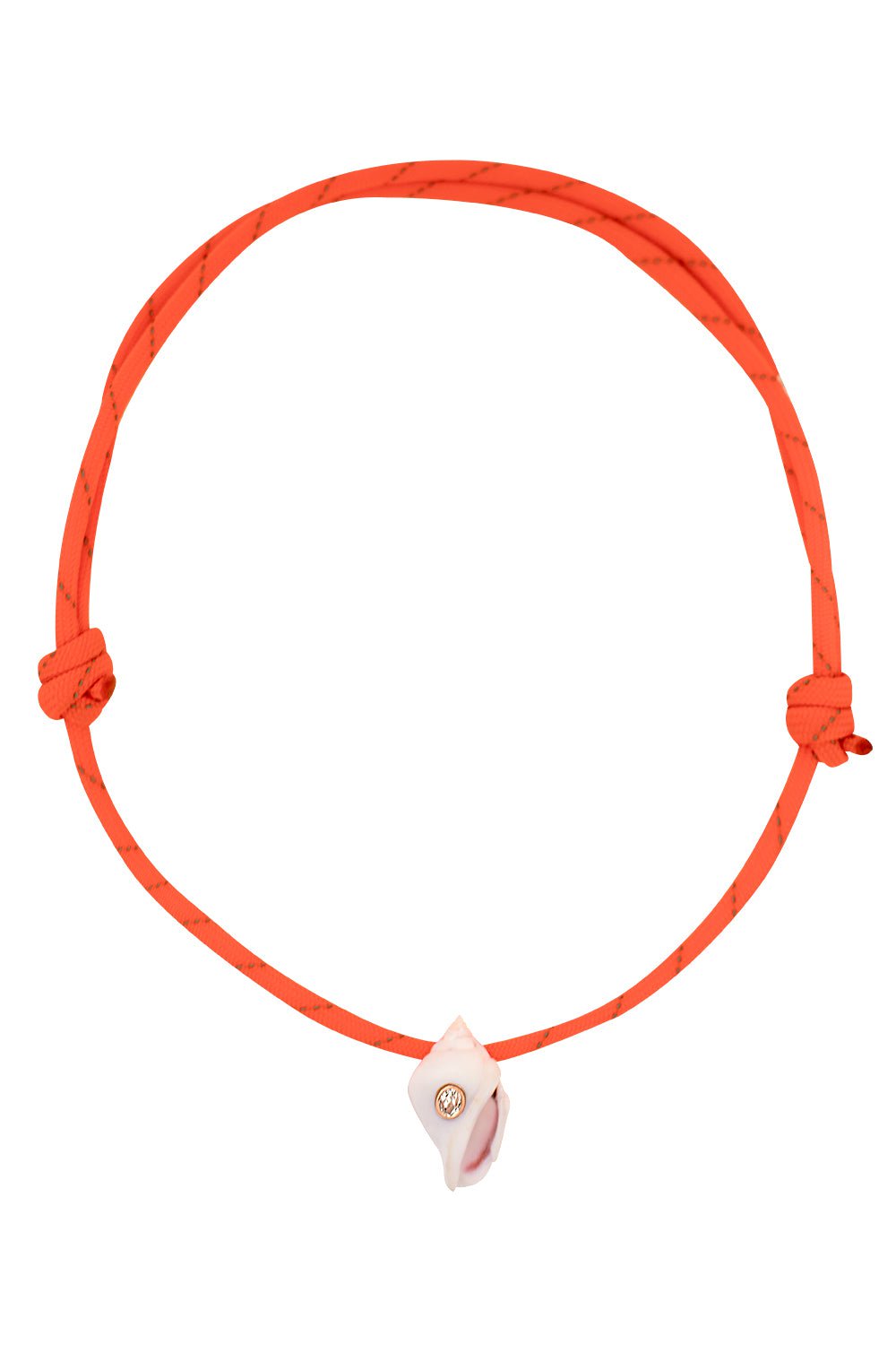 DEZSO BY SARA BELTRAN-White Shell Choker Necklace-ROSE GOLD