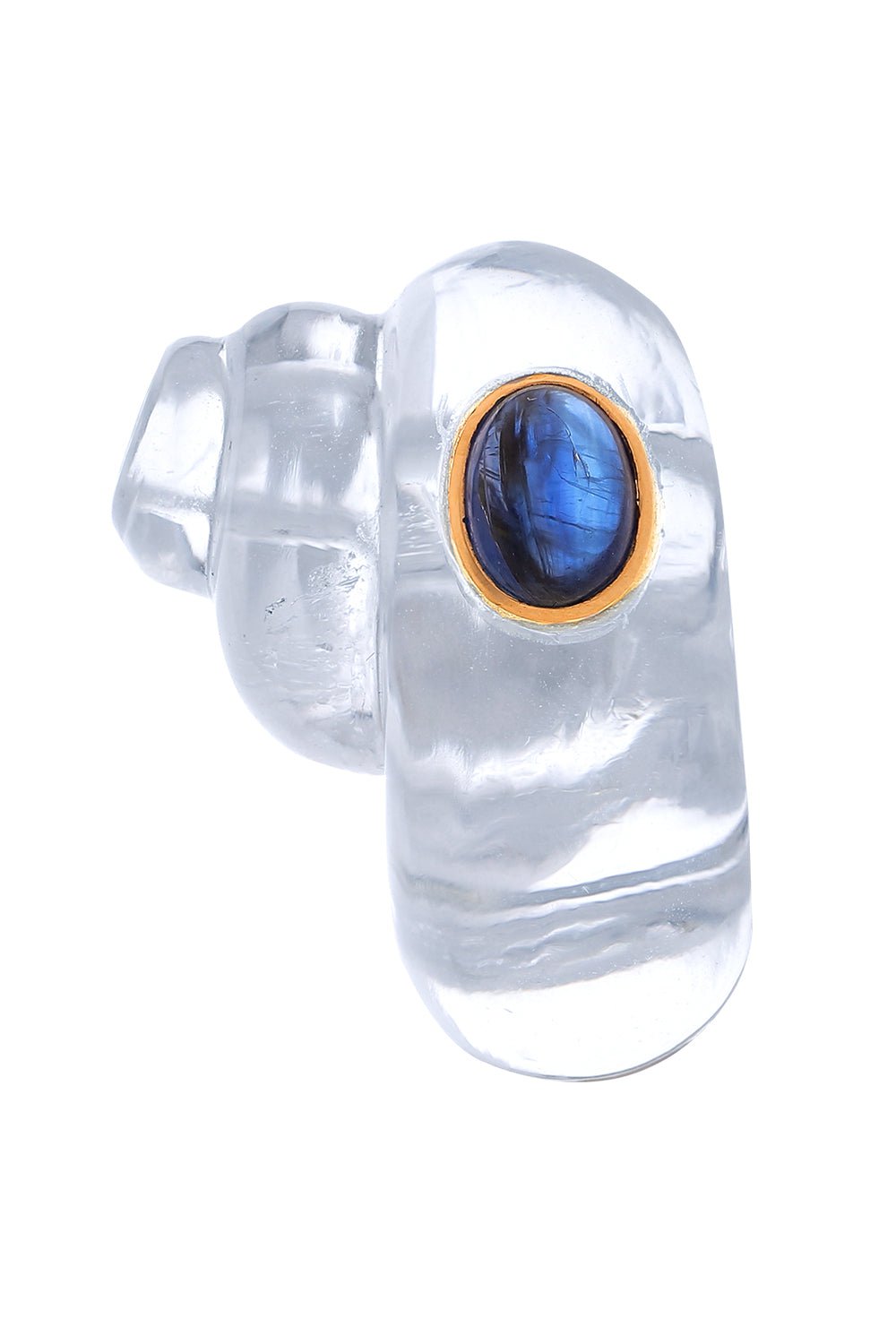 DEZSO BY SARA BELTRAN-Classic Carved Turbo Shell Bead Charm-ROSE GOLD