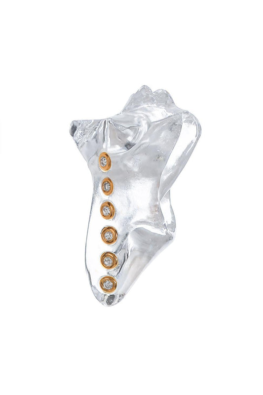 Diamond Miami Chank Bead-ROSE GOLD-JEWELRYFINE JEWELPENDANT-DEZSO BY SARA BELTRAN